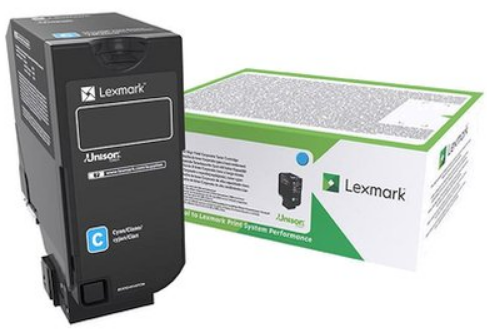 Тонер Картридж Lexmark CX725 голубой (84C5HCE)