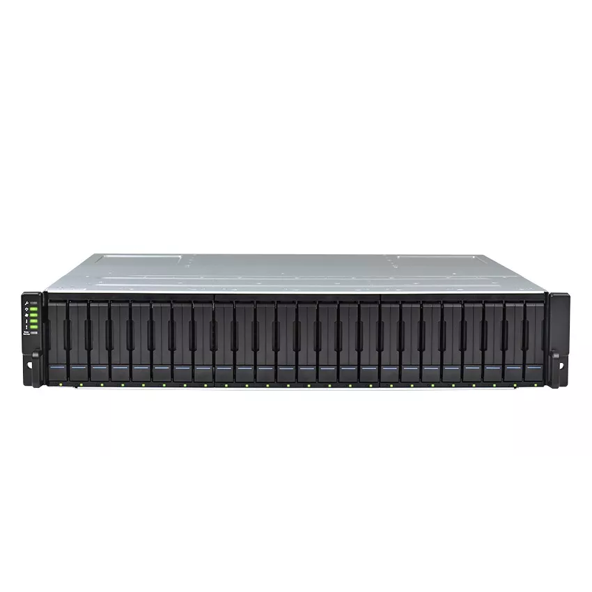 СХД Infortrend (GS3024R02C0FD-8U32) EonStor GS 3000 Gen2 4U/24bay,dual redundant subsystem,4x12Gb/s SAS ports,8x10GbE ports(SFP+),4x host board,4x4GB RAM,2x(PSU+FAN),2x(SuperCap+Flash),24xSAS SFF/LFF,1xRail kit(GS 3024R2CF-D)