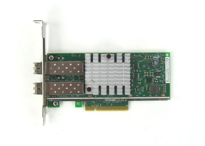 Сетевой адаптер Dell 540-BBCT, двухпортовый, X520 Da 10 Гбайт, сетевая карта Ethernet Pcie.