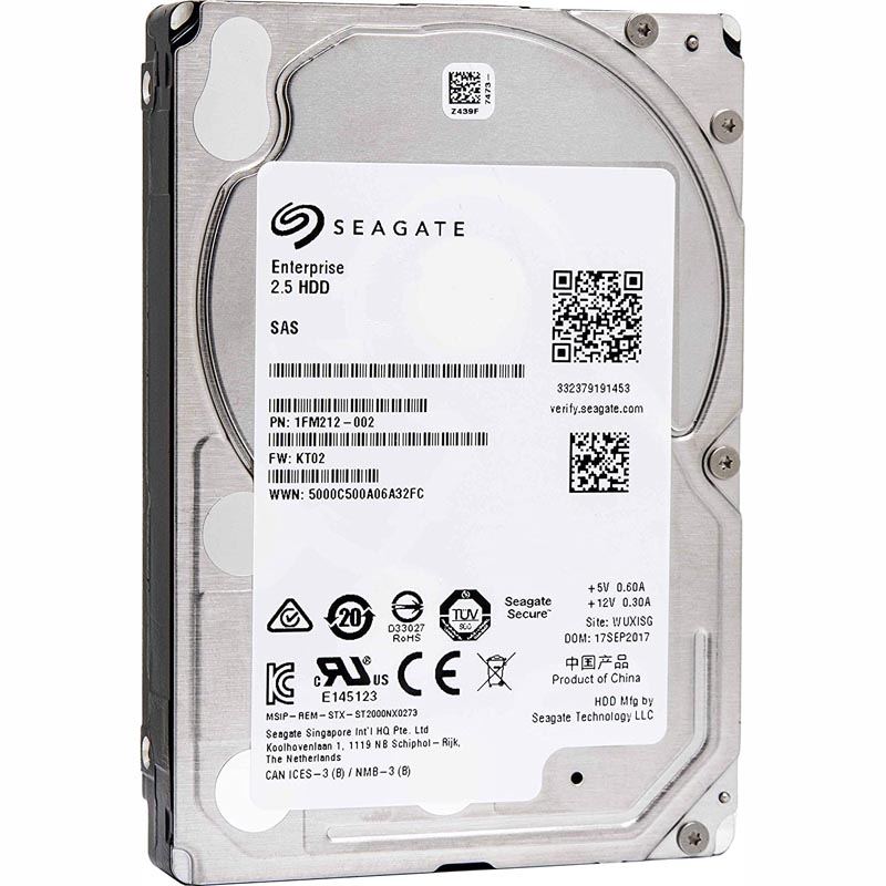 Жесткий диск Infortrend Seagate Enterprise 2.5" SAS 12Gb/s, 1.2TB, 10000RPM, 1 in 1 Packing 5YW