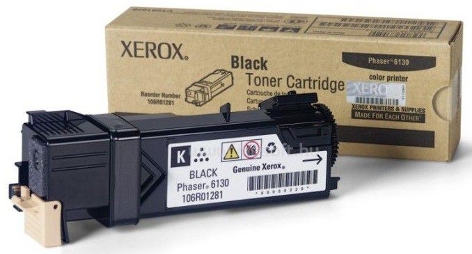 Тонер Картридж XEROX Phaser 6130 чёрный (106R01285)