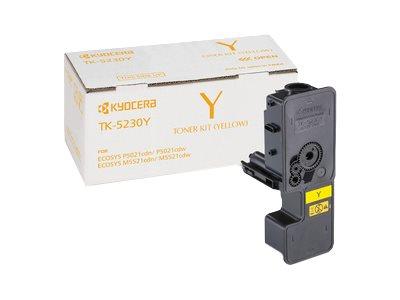 Тонер Картридж Kyocera P5021cdn, cdw M5521cdn, cdw желтый (TK-5230Y)