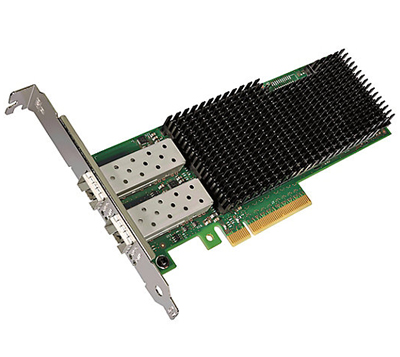 Сетевой адаптер Dell Двухпортовый Intel XXV710, 25GbE, SFP28, PCIe, низкопрофильный