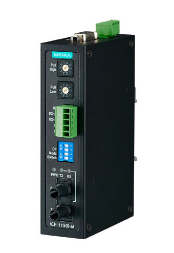 MOXA Конвертер ICF-1150-M-ST Industrial RS-232/422/485 to Fiber Optic Converter, ST Multi-mode