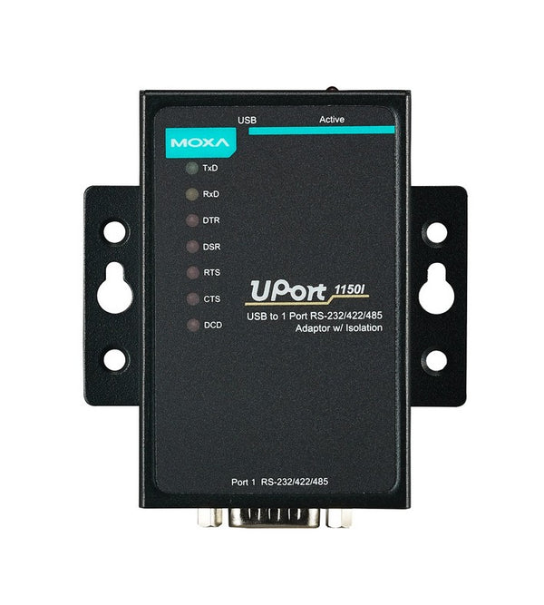 MOXA Конвертер UPort 1150I USB to RS-232/422/485 Adaptor (include mini DB9F-to-TB), Isolation 2KV