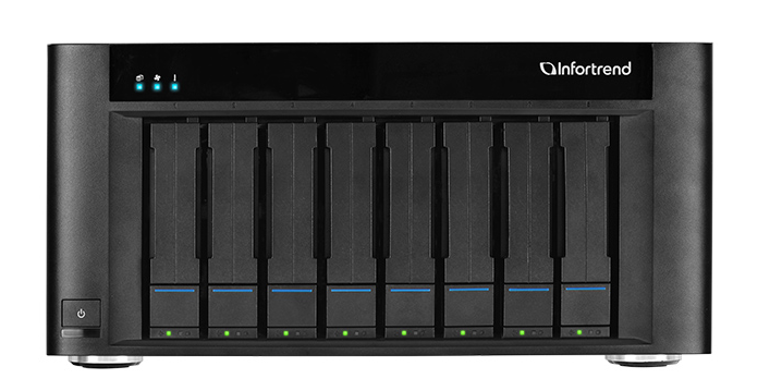 СХД Infortrend NAS GSEP1080000C-8U32 8-bay настольный Atom