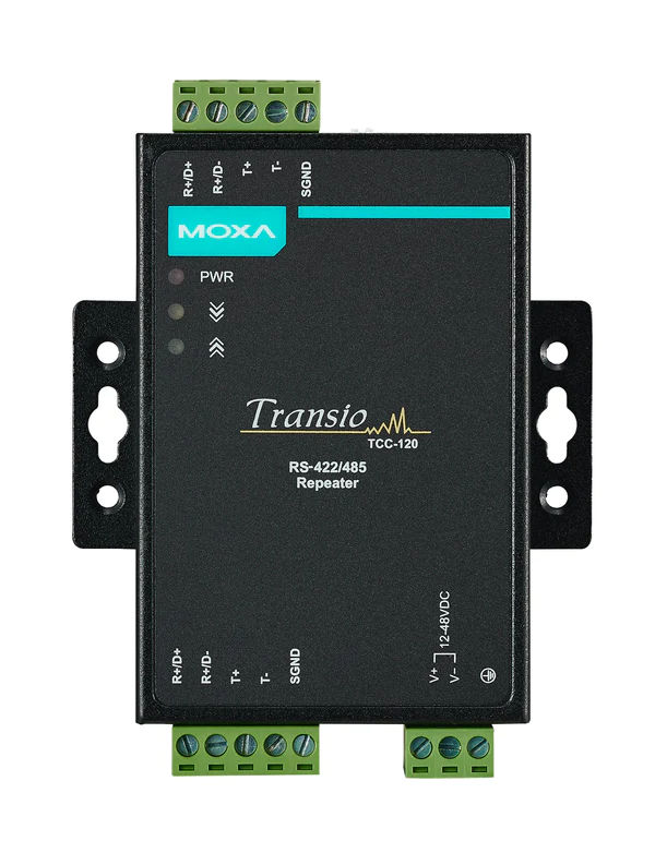 MOXA Повторитель TCC-120I RS-422/485 Repeater,Isolation 2 KV, Din-Rail Mountable