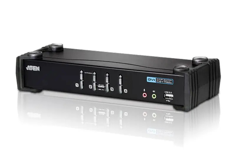 KVM-переключатель ATEN 4-Port USB DVI/Audio KVMP™ Switch