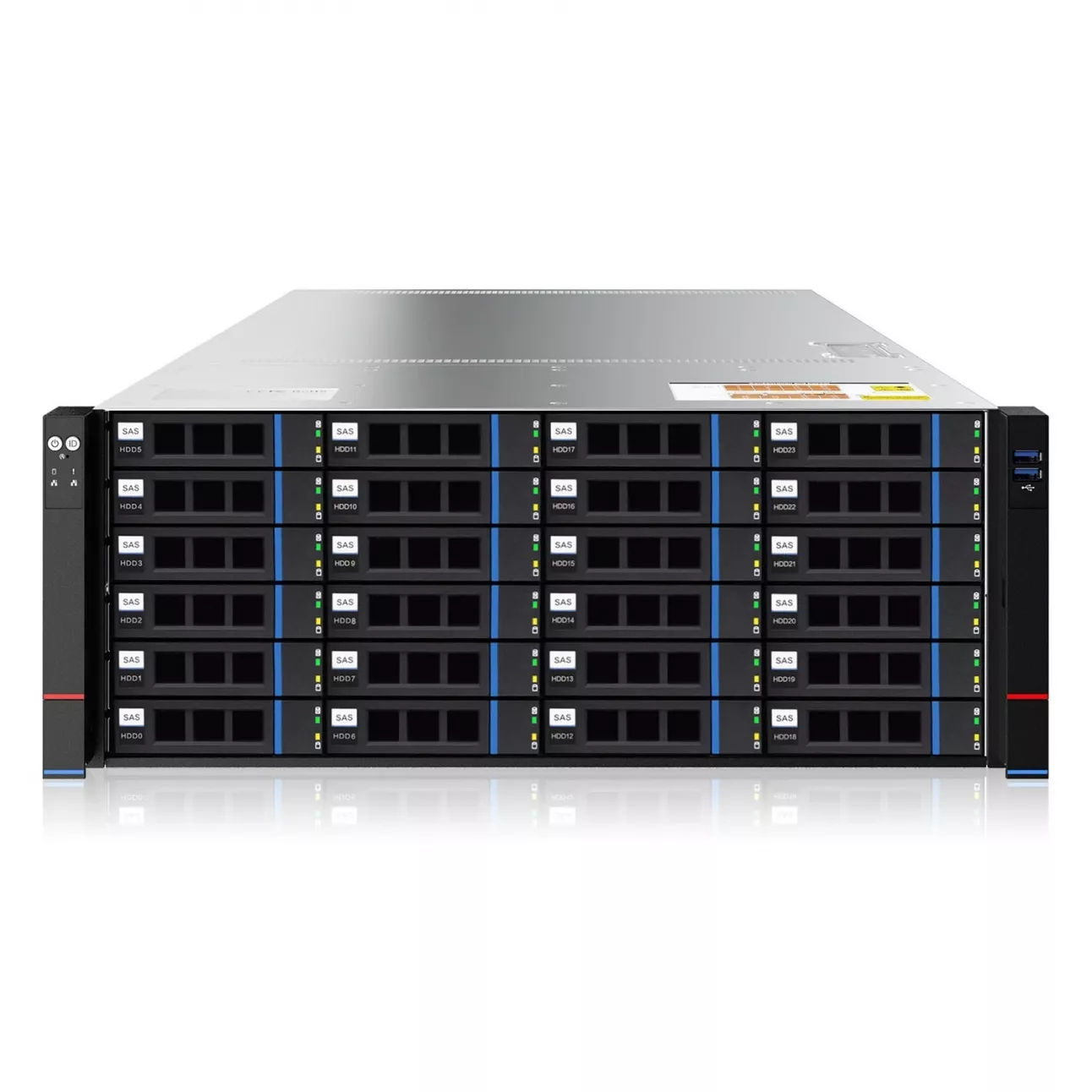 Серверная платформа SNR-SR4236RS Rack 4U,2xXeon 1-2st Gen TDP 205W(LGA3647),24xDDR4/2666MHz(upto 3TB),36xHDD LFF/SFF SATA,noRAID,upto2xM.2,3xPCIx8 riser,2x1200W