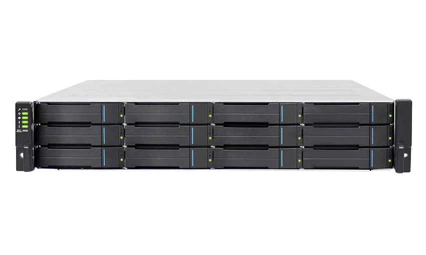 СХД Infortrend (GSEP3012T000D-8U32) EonStor GSe Pro 3000 2U/12bay,single subsystem,4x1G iSCSI ports,2x host board,2x4GB RAM,2x(PSU+FAN),12xSATA SFF/LFF,1xRail kit(GSe Pro 3012T-D)