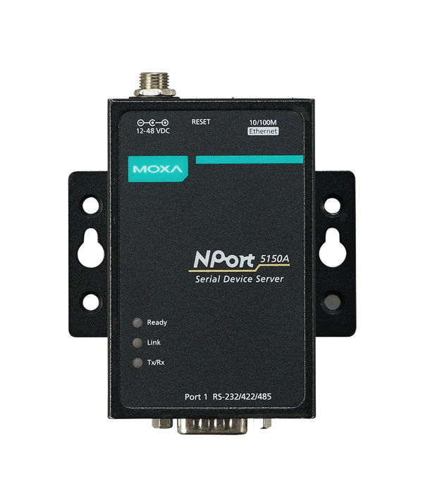 MOXA NPort 5150A-T 1 port RS-232/422/485 advanced, DB9, t:-40/+75