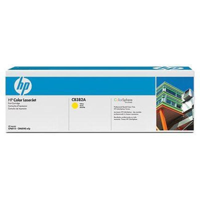 Тонер Картридж Hewlett-Packard HP CLJ CM6030, CM6040 желтый (CB382A)