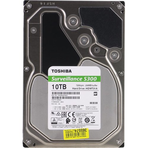 Жесткий диск Toshiba HDD 10000Гб 3.5" SATA III HDWT31AUZSVA