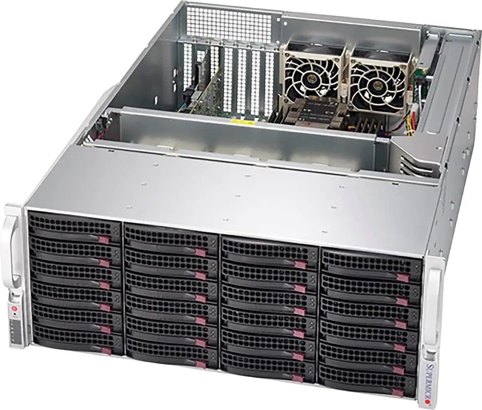 Серверная платформа Серверная платформа Supermicro SuperStorage 4U Server 640P-E1CR24L noCPU(2)3rd Gen Xeon Scalable