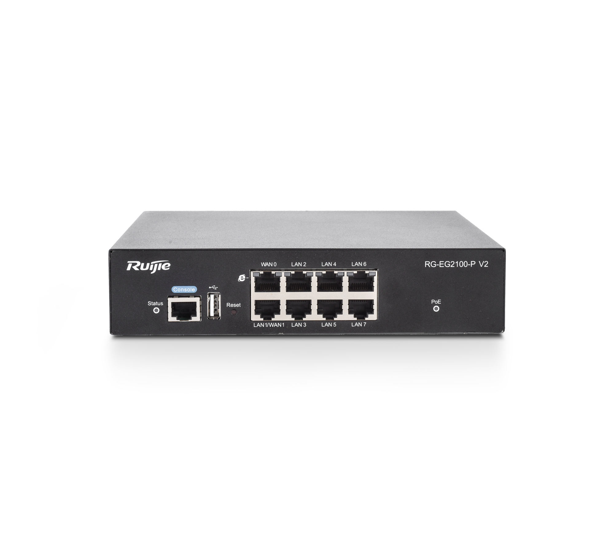 Маршрутизатор Ruijie All-in-one Smart Access Gateway, 8 GE ports (upto 2 WAN & 7 LAN port) upto 7x POE/POE+ (Lifetime free L7 DPI signature update, free IPsec VPN)