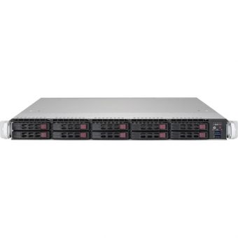 Серверная платформа Supermicro SERVER SYS-1029P-WTR ( X11DDW-L, CSE-113AC2-R706WB2) ( LGA 3647, 12xDDR4 Up to 3TB ECC 3DS LRDIMM, 8x2.5" SAS/SATA, Optional 1 slim DVD-ROM drive bay, 2 1GbE LAN ports via Intel® X722, 1 VGA, 4 USB 3.0 (rear), 2 SuperDOM, 75