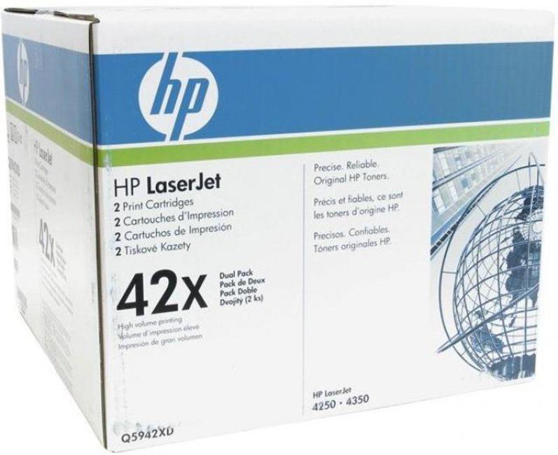 Тонер Картридж Hewlett-Packard HP LJ 4250, 4350 чёрный (Q5942XD)