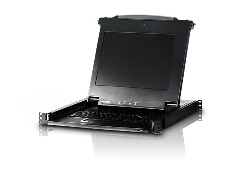 Консоль ATEN 17" Single Rail LCD Console (PS/2-USB, VGA)