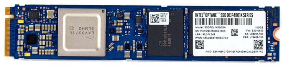 Накопитель SSD Intel 100GB PCIe M.2 (SSDPEL1K100GA01)