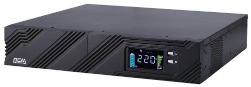 ИБП Powercom SPR-1000, линейно-интерактивный, 1000 ВA, 800 Вт, LCD, Rack/Tower, 8 розеток IEC320 C13 с резервным питанием, USB, RS-232, слот под SNMP карту, защита RJ45