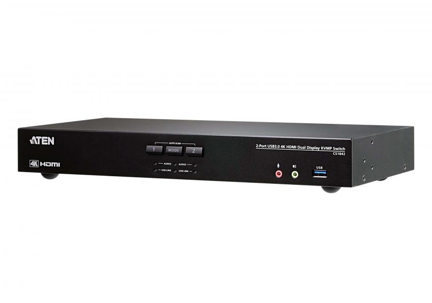 Переключатель ATEN 2-Port USB3.0 4K HDMI Dual Display KVMP Switch