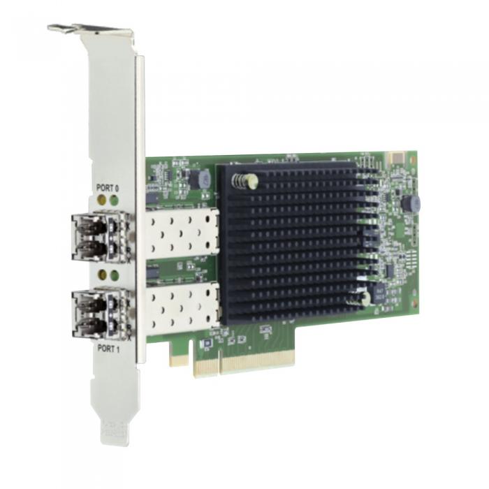 Raid контроллер Broadcom Emulex LPe35002-M2 Gen 7 (32GFC), 2-port, 32Gb/s, PCIeGen4 x8, LC MMF 100m