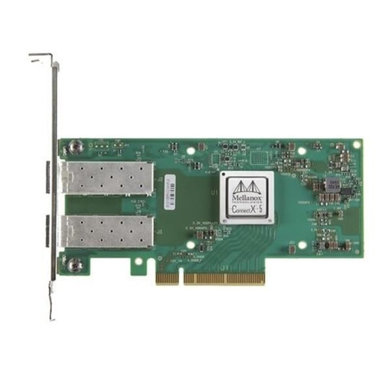 Сетевой адаптер Dell двухпортовый Mellanox ConnectX-5 10/25GbE, SFP28, PCIe низкопрофильный