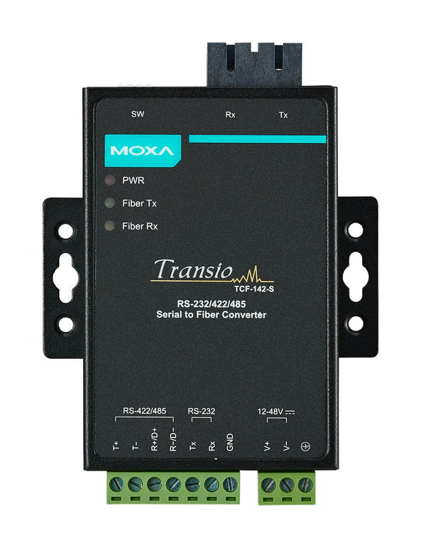 MOXA Конвертер TCF-142-S-SC RS-232/422/485 to SC Fiber Single mode Optic Converter,921.6Kbps