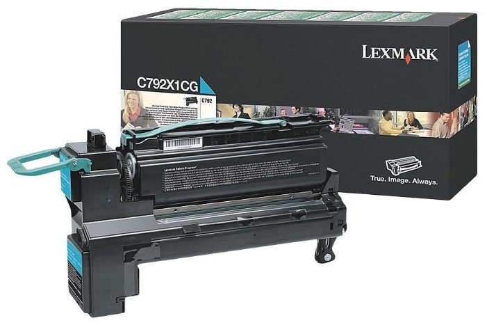 Тонер Картридж Lexmark C79x, LRP голубой (C792X1CG)