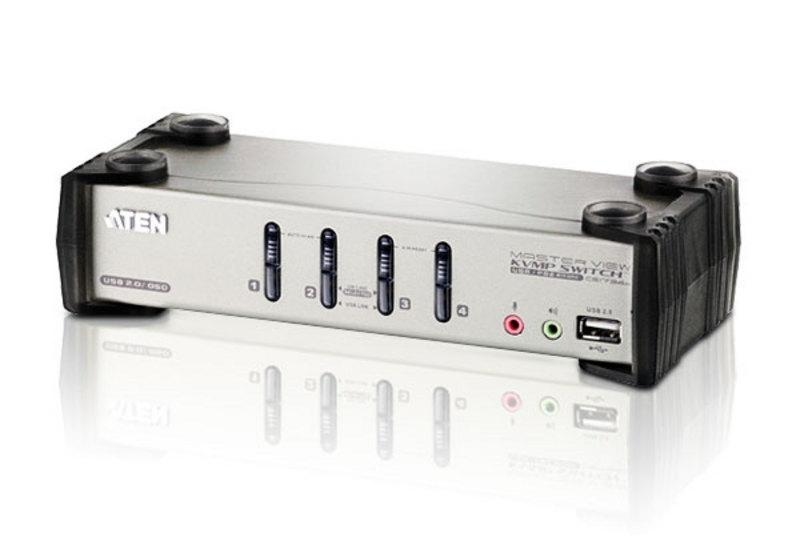 Переключатель ATEN 4-Port PS/2-USB VGA/Audio KVMP™ Switch with OSD