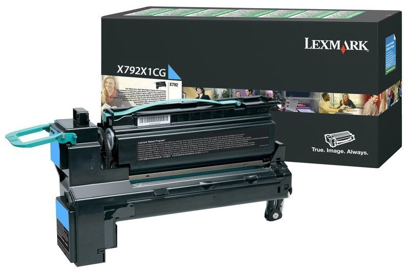 Тонер Картридж Lexmark X792 голубой (X792X1CG)