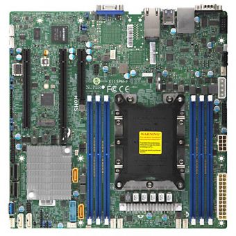 Материнская плата SuperMicro MBD-X11SPM-F-O microATX, LGA3647 (Socket P), 6x DDR4 DIMM, 1600-2666 MHz, Aspeed "AST2500, Intel® C621 controller for 12 SATA3 (6 Gbps) ports