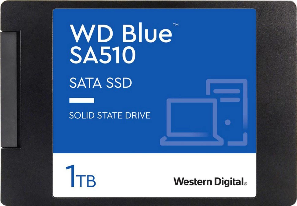 Накопитель Western Digital SSD 1000Gb 2.5" SATA III (WDS100T3B0A)