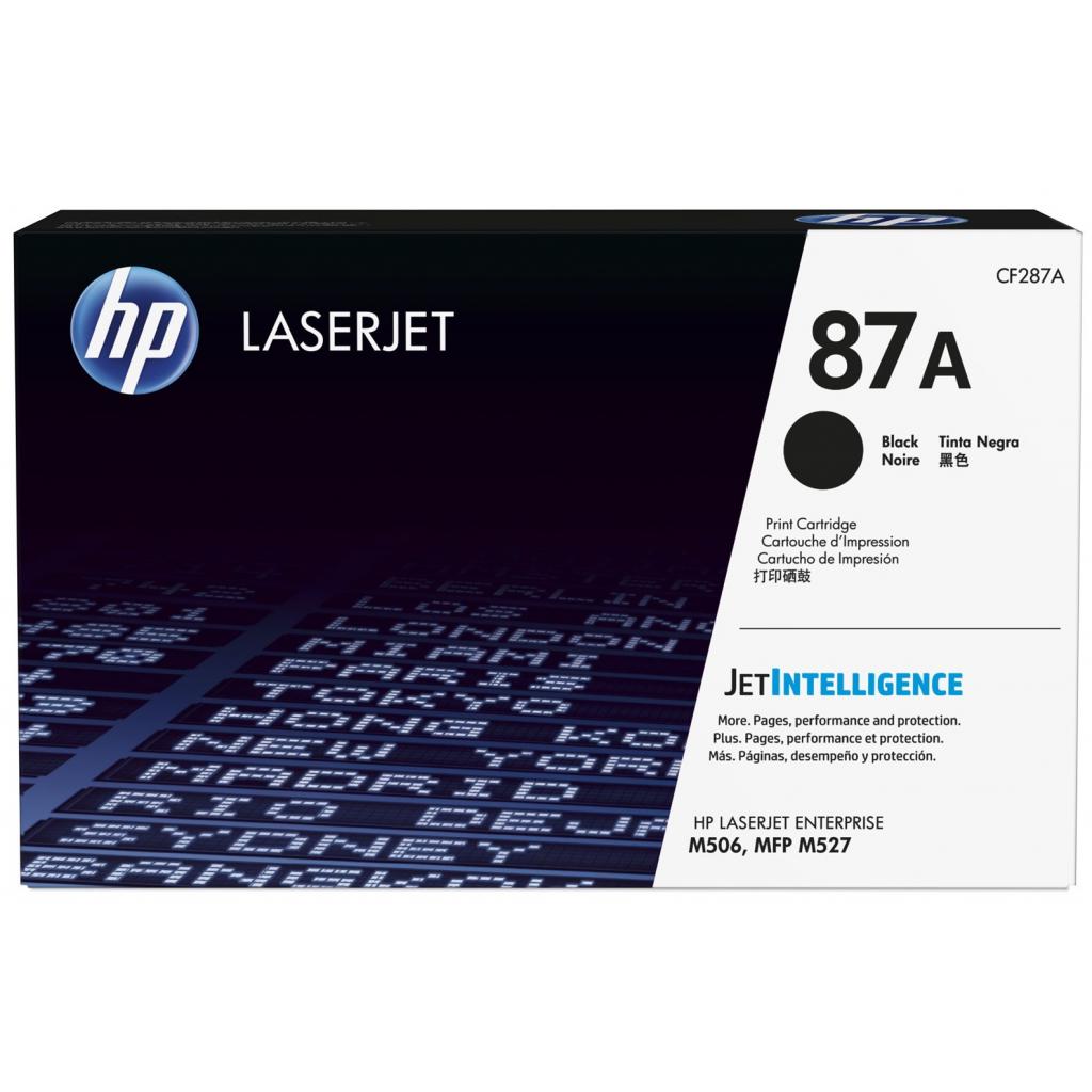 Тонер Картридж Hewlett-Packard HP LJ Ent M506, M527 чёрный (CF287A)