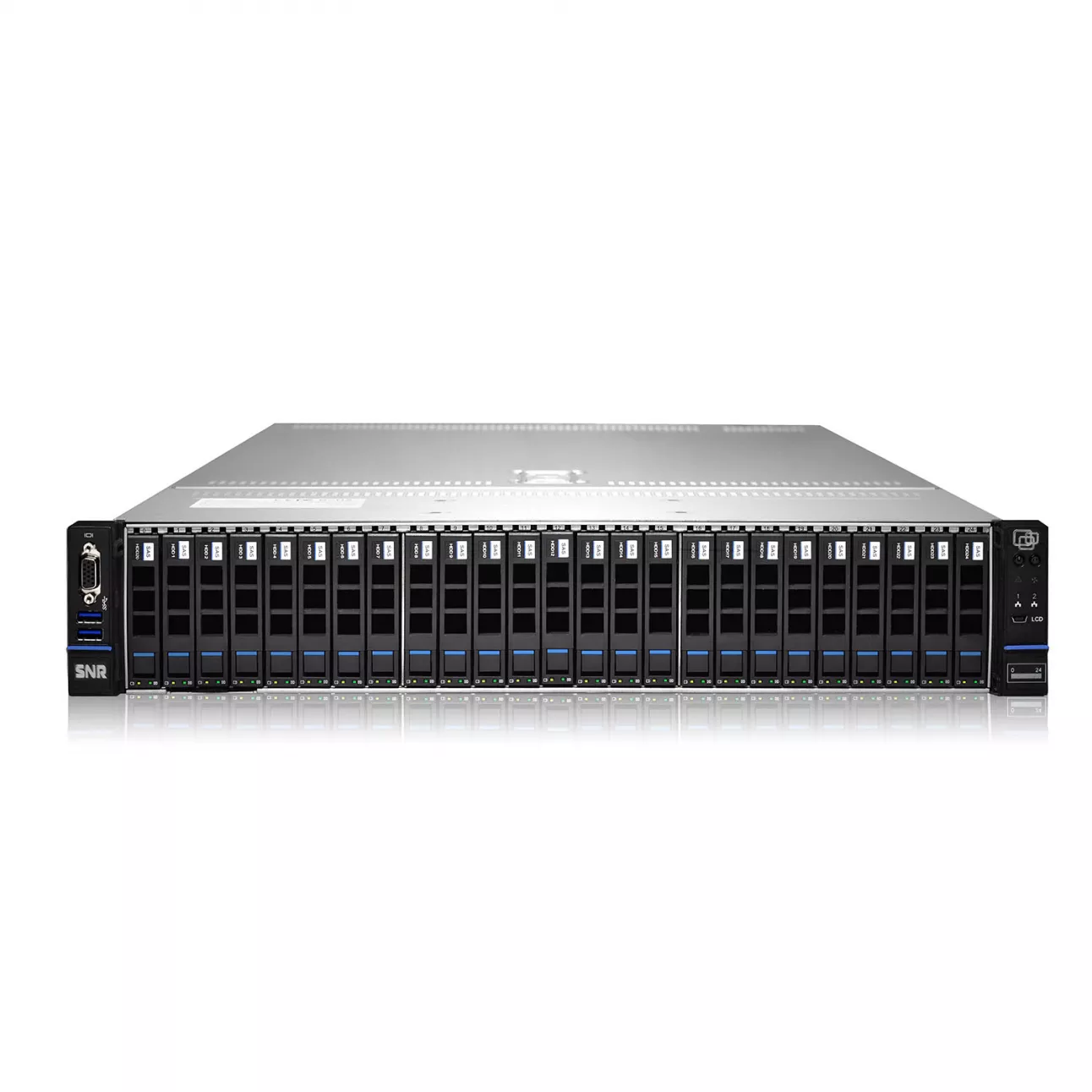 Серверная платформа SNR-SR2325RS Rack 1U,2xXeon FCLGA4189(upto 165TDP),32xDDR4/3200MHz(upto 12TB),25xHDD SFF SATA/SAS,noRAID,3xPCix8 riser,2x550W