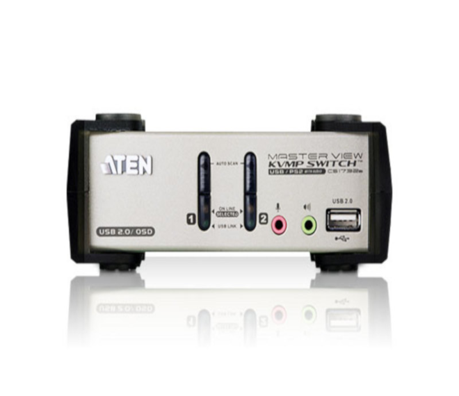 KVM-переключатель ATEN PS2 USB VGA 2PORT CS1732B-A7-G