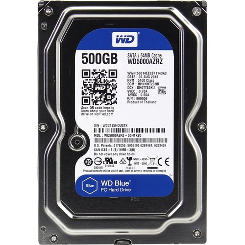 Жесткий диск Western Digital HDD 500Gb 3.5" SATA III WD5000AZRZ