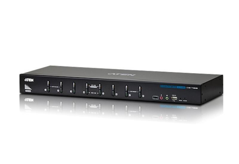 Переключатель ATEN 8-Port USB DVI Dual Link/Audio KVM Switch