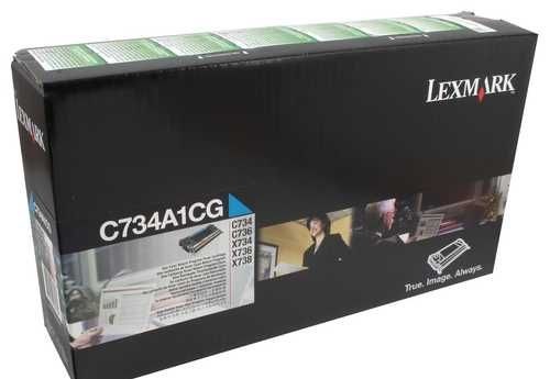 Тонер Картридж Lexmark C734, C736, X734, X736, X738 желтый (C734A1YG)