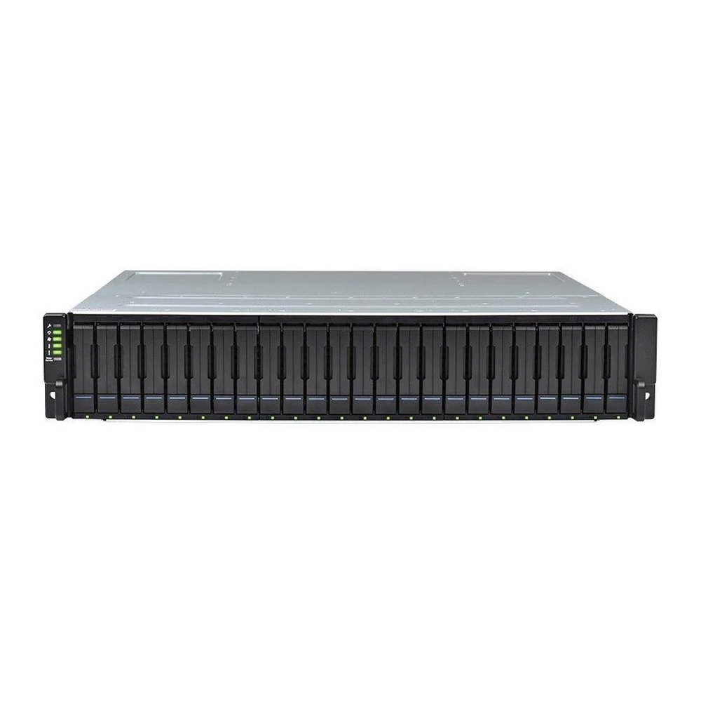 СХД Infortrend EonStor GS 3000 Gen2 2U/25bay, cloud-integrated unified storage, supports NAS, SAN, object protocol and cloud gateway, dual redundant controller subsystem including 4x12Gb/s SAS EXP. ports +8x10GbE ports (SFP+)+4x host board slot(s),4x4GB m