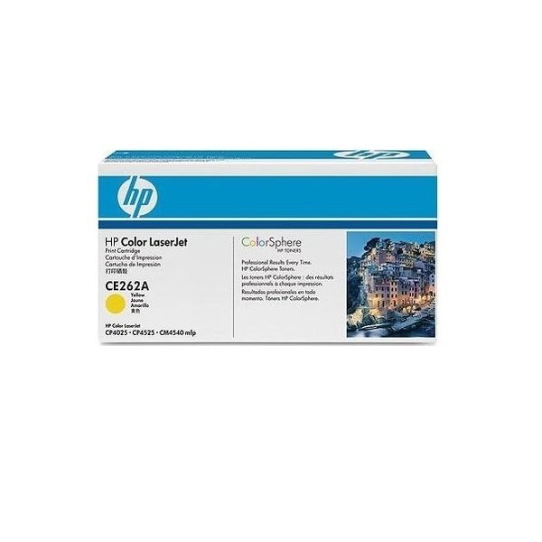 Тонер Картридж HP CLJ CP4525 желтый (CE262A)