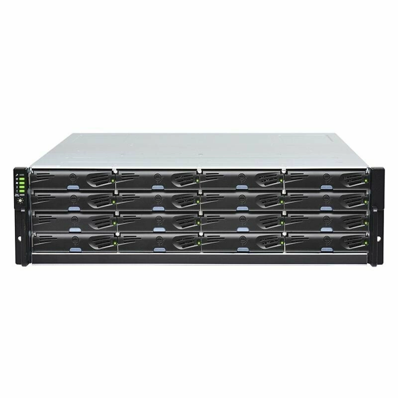 Полка расширения Infortrend EonStor JB3016R100-8U32 Expansion Enclosure JB3016R (3U, Dual Redundant Controller, 16x3.5 trays, 4x SAS ports 12Gbps, 2xFAN module, 2x460W, 2x cables 50cm SFF8644 to SFF8644, Rackmount kit)