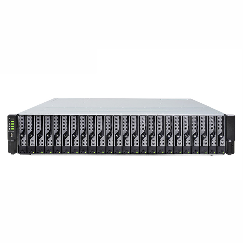 Полка расширения Infortrend 2U/24bay dual controller  4x 12GbSAS ports, 2x(PSU+FAN module), 24x GS 2.5" drive trays, 2x 12G to 12GSAS cables for 12G storage or expansion enclosure and 1xRackmount kit (JB 3024RBA)