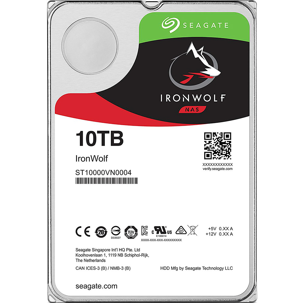 Купить ST10000VN0004 Жесткий диск Seagate HDD SATA Seagate 10000Gb (10Tb),  ST10000VN0004, IronWolf, 7200 rpm, 256Mb buffer по лучшей цене