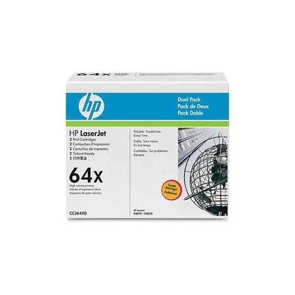 Тонер Картридж Hewlett-Packard HP LJ 4015, 4515 чёрный (CC364XD)